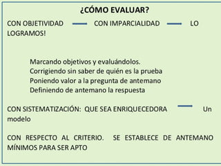Modulo III. evaluación