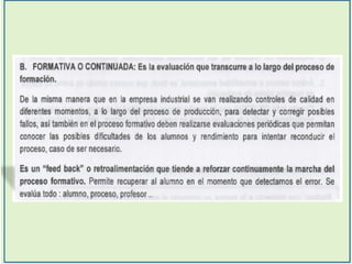 Modulo III. evaluación