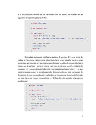 ESTRUCTURAS REPETITIVAS | PDF