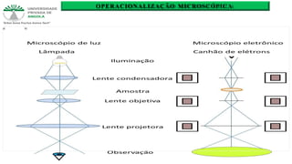 OPERACIONALIZAÇÃO MICROSCÓPICA
a) b)
 