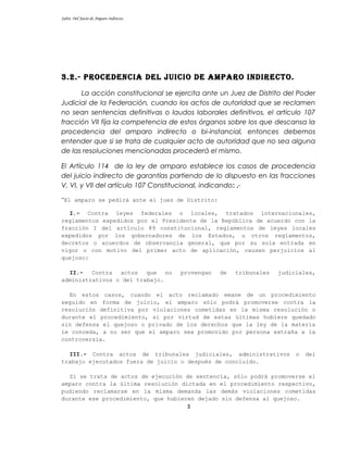 Juicio de Amparo Indirecto | DOC