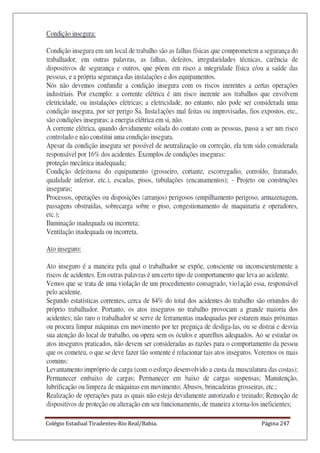 Colégio Estadual Tiradentes-Rio Real/Bahia. Página 247
 