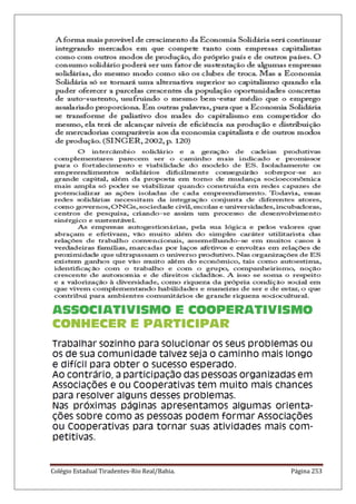 Colégio Estadual Tiradentes-Rio Real/Bahia. Página 253
 