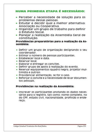 Colégio Estadual Tiradentes-Rio Real/Bahia. Página 255
 