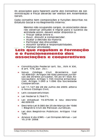 Colégio Estadual Tiradentes-Rio Real/Bahia. Página 264
 