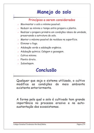 Colégio Estadual Tiradentes-Rio Real/Bahia. Página 279
 