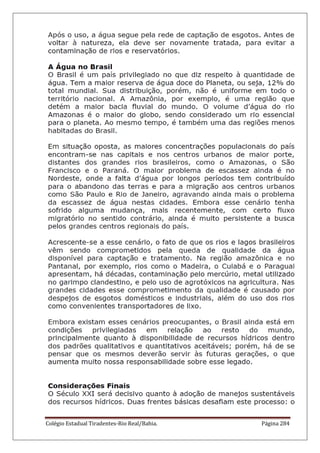 Colégio Estadual Tiradentes-Rio Real/Bahia. Página 284
 