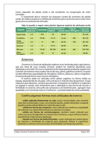 Colégio Estadual Tiradentes-Rio Real/Bahia. Página 302
 