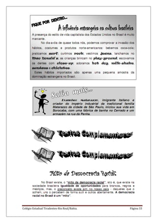 Colégio Estadual Tiradentes-Rio Real/Bahia. Página 33
 