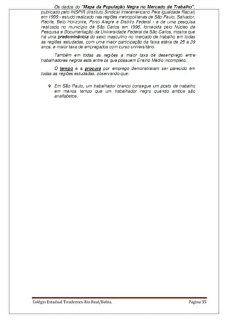 Colégio Estadual Tiradentes-Rio Real/Bahia. Página 35
 