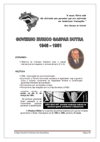 Colégio Estadual Tiradentes-Rio Real/Bahia. Página 48
 
