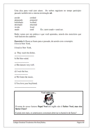 Colégio Estadual Tiradentes-Rio Real/Bahia. Página 68
 