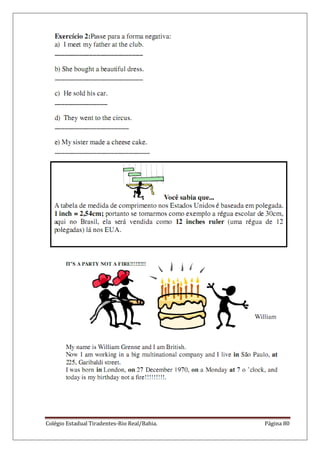 Colégio Estadual Tiradentes-Rio Real/Bahia. Página 80
 