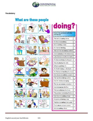 English-second year bachillerato 101
Vocabulary
 
