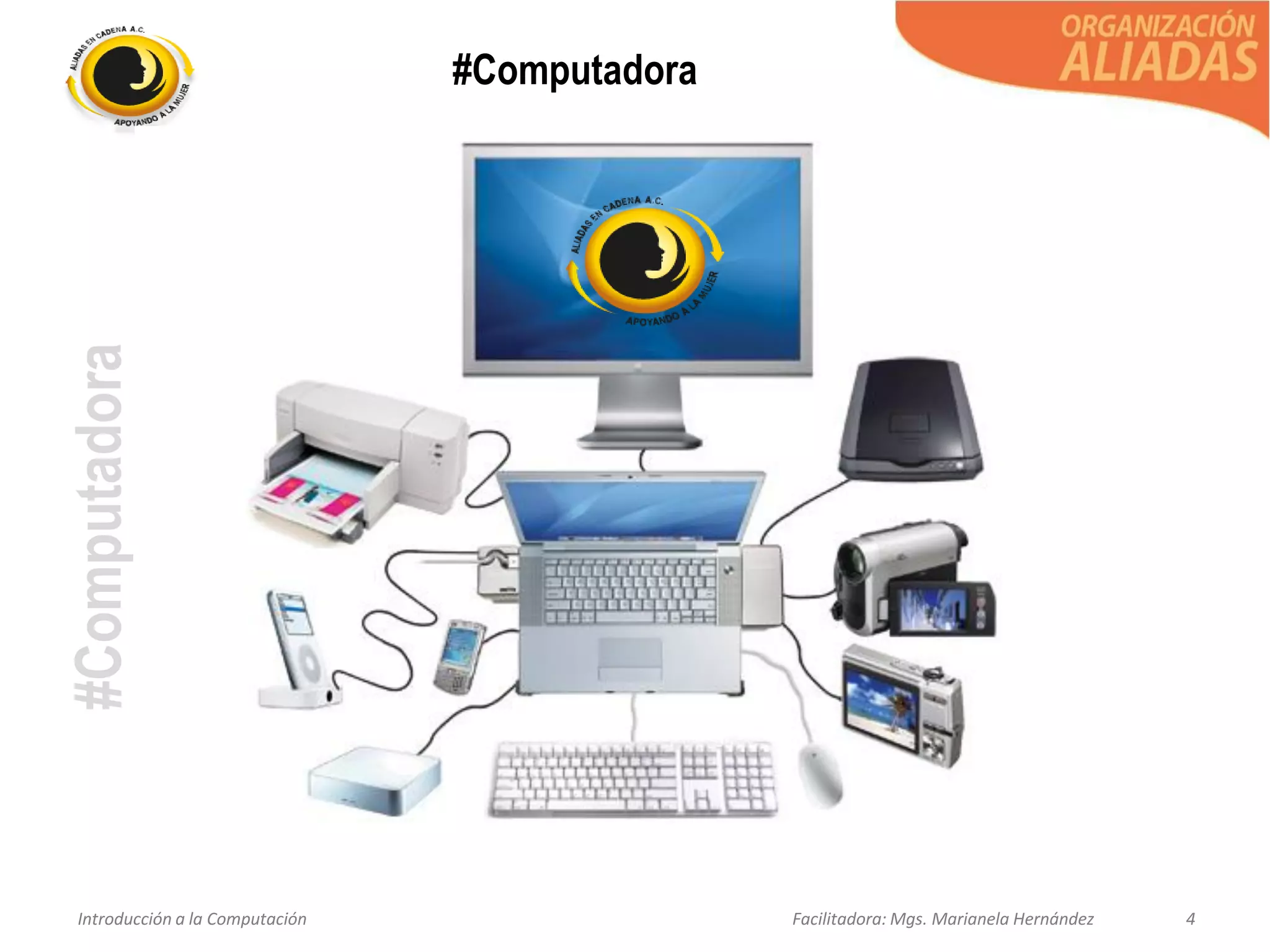 Introducción a la Computación Facilitadora: Mgs. Marianela Hernández 4
#Computadora
#Computadora
 