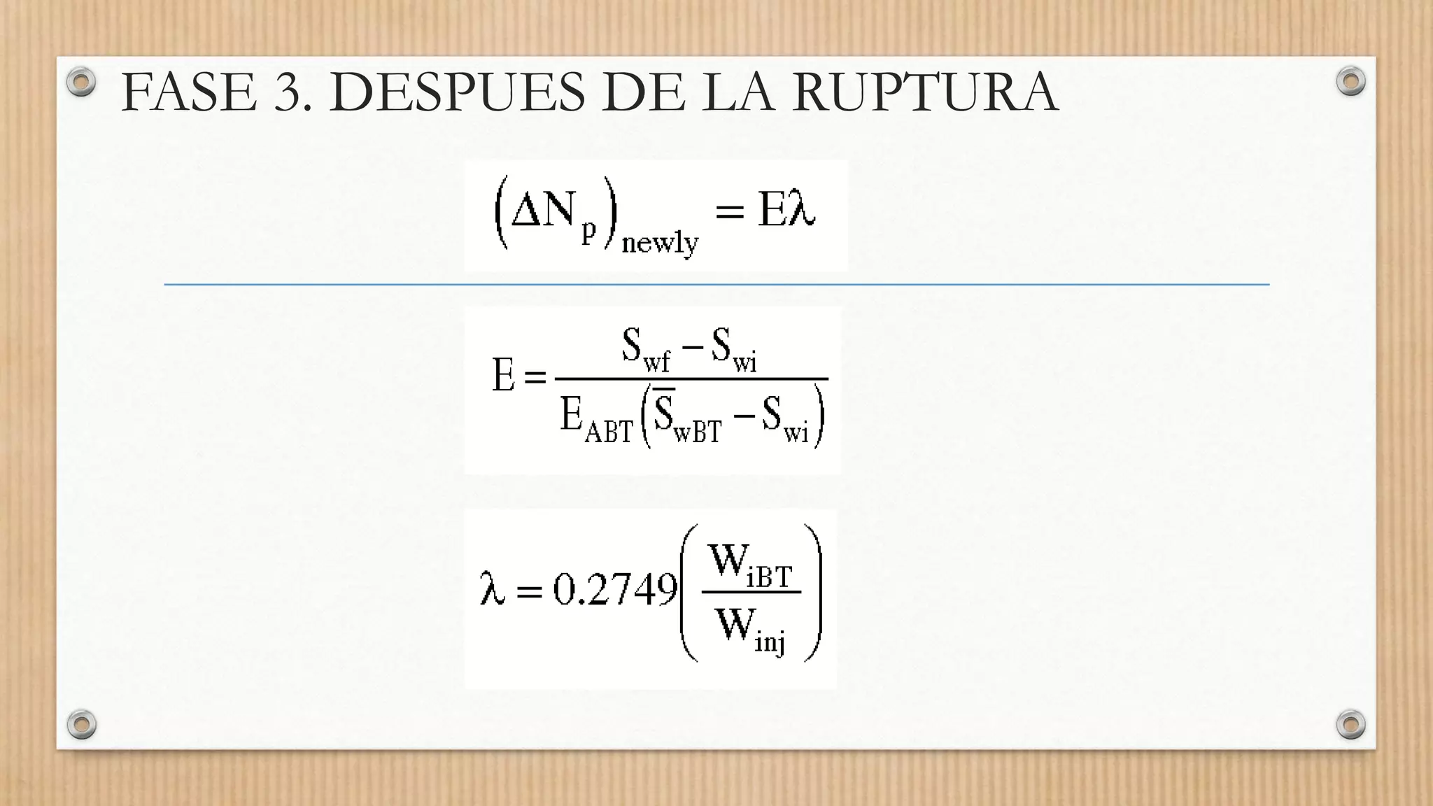FASE 3. DESPUES DE LA RUPTURA
 