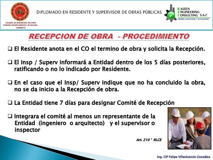 Modulo IV Recepción, Elaboración de la Liquidación de Obra 