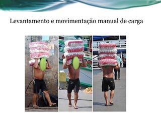 Levantamento e movimentação manual de carga
 