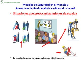 Seguridad en el Manejo y Almacenamiento Manual de Materiales ...
