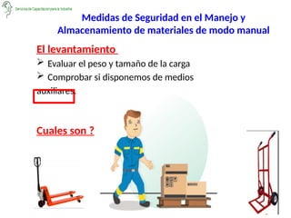Seguridad en el Manejo y Almacenamiento Manual de Materiales ...