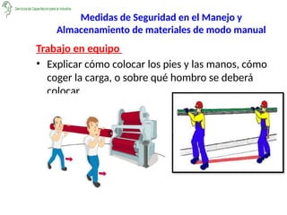 Seguridad en el Manejo y Almacenamiento Manual de Materiales ...
