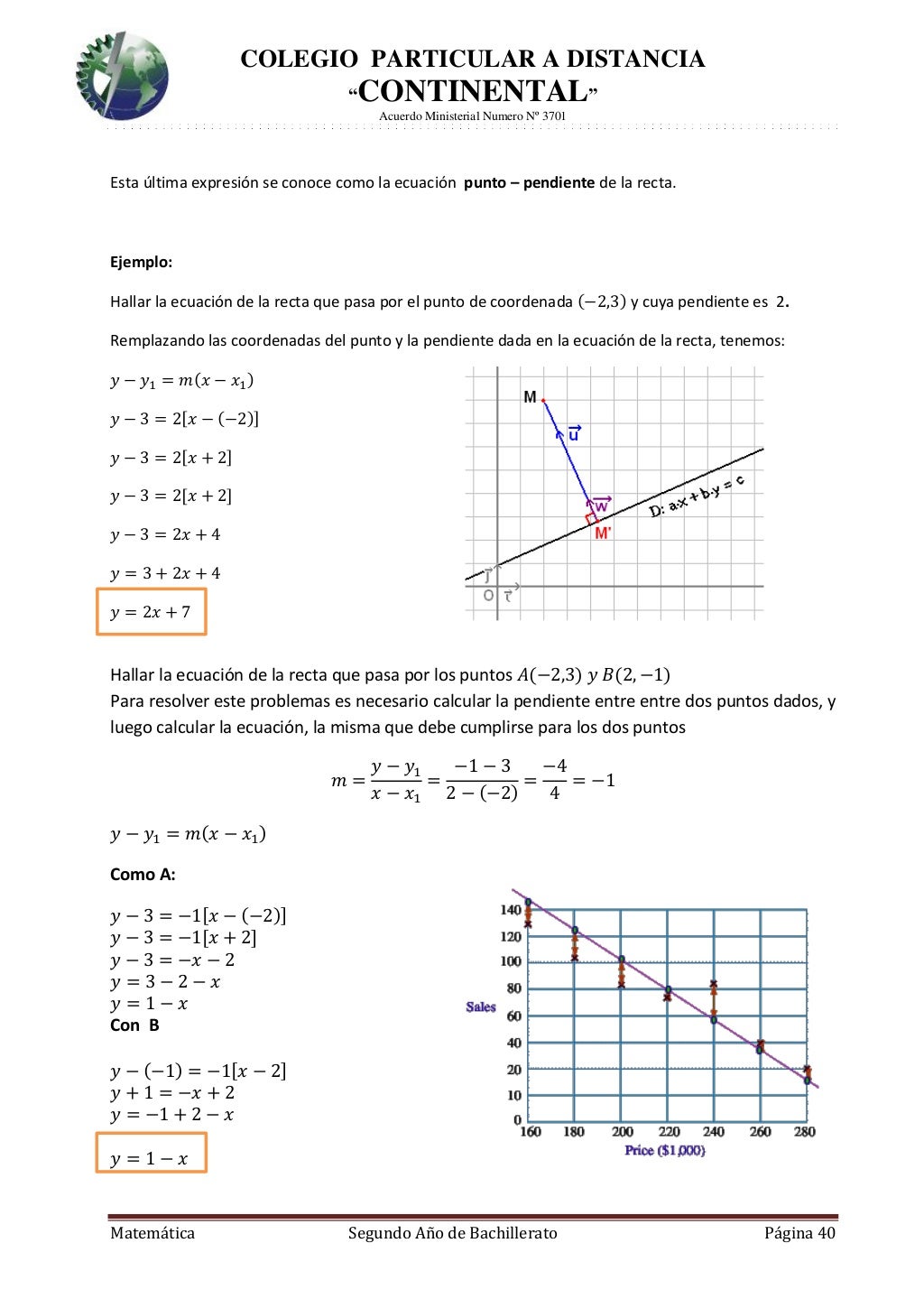 Modulo matematica 2
