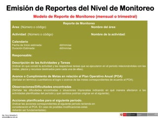 “DISEÑO DE INDICADORES PARA EL MONITOREO Y EVALUACIÓN DE LA GESTIÓN ...