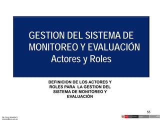 “DISEÑO DE INDICADORES PARA EL MONITOREO Y EVALUACIÓN DE LA GESTIÓN ...