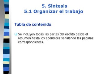 Modulo Monografia - Paso  5 - Sintesis