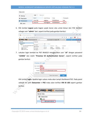 Membangun Server Virtualisasi dengan Proxmox Virtual Environment (PVE ...