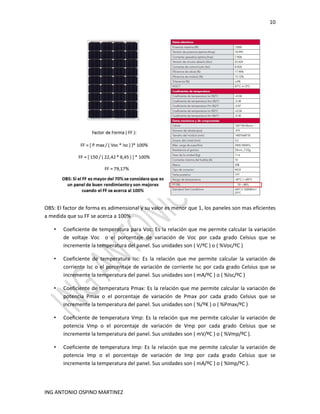 Modulo paneles solares | PDF