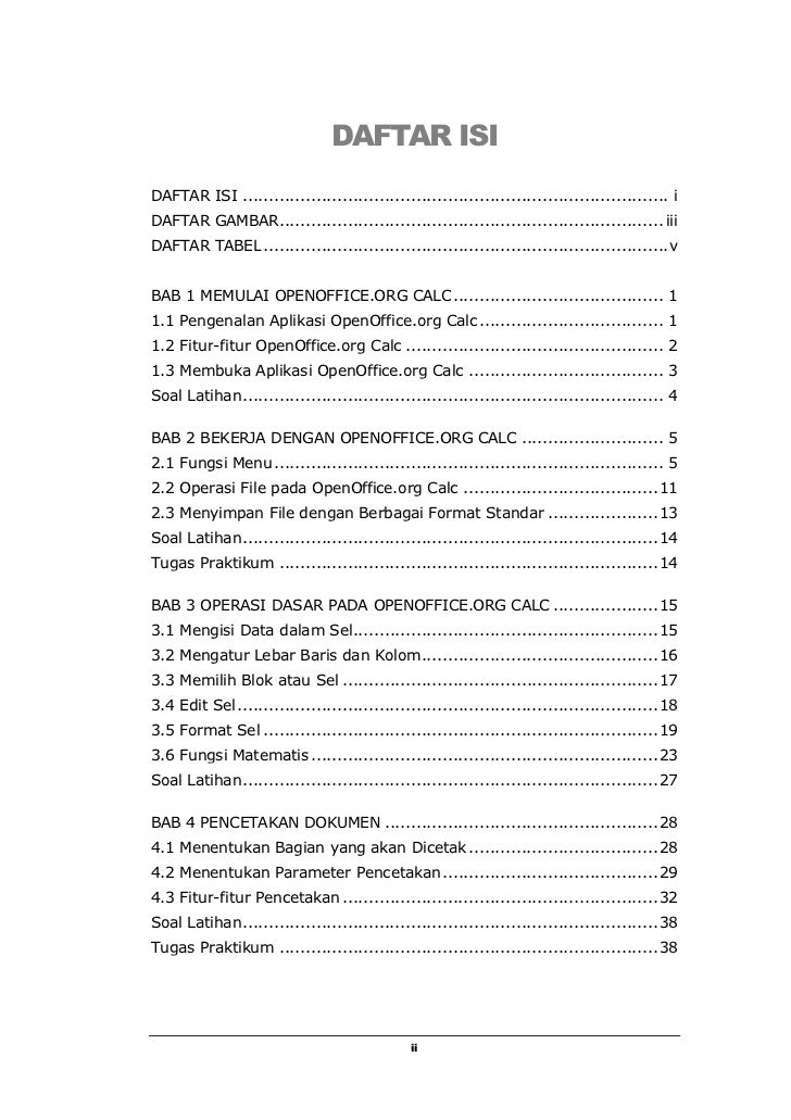 Modul Open Office Calc