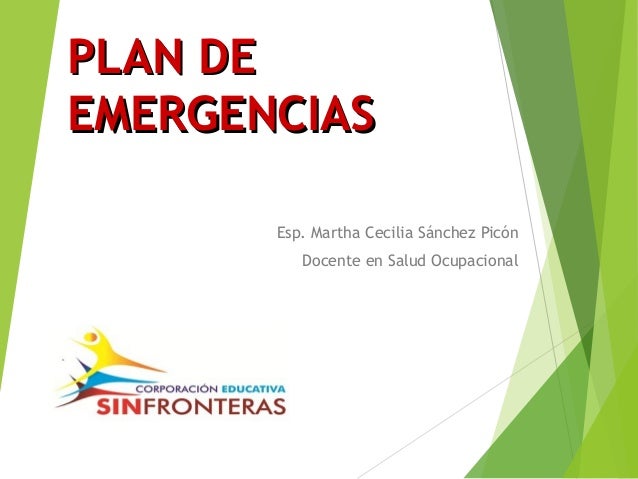 modulo plan de emergencias plan de emregencia