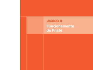 Unidade II
Funcionamento
do Pnate
 