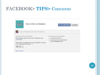 FACEBOOK> TIPS> Concurso




                           25
 