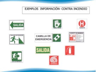 EJEMPLOS INFORMACIÓN- CONTRA INCENDIO 
 