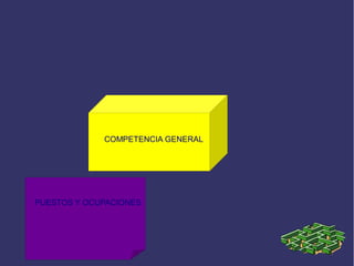 COMPETENCIA GENERAL

PUESTOS Y OCUPACIONES

 