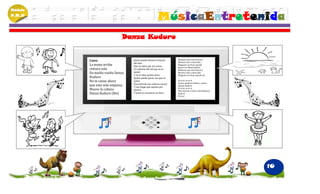 Módulo
P.M.N
                                                      MúsicaEntretenida
                             Danza Kuduro


         Coro:                   Quien puede domar la fuerza      Balançar què uma loucura
                                                                  Morena vem o meu lado
                                 del mar
         La mano arriba          Que se mete por tus venas
                                                                  Ninguem vai ficar parado
                                                                  Quero ver Mexa kuduro
         cintura sola            Lo caliente del sol que se te    Balançar què uma loucura
         Da media vuelta Danza   metió                            Morena vem o meu lado
                                 Y no te deja quieta nena         Ninguem vai ficar parado oh
         Kuduro                  Quien puede parar eso que al
         No te canse ahora       bailar                           Oi oi oi, oi oi oi
                                                                  E para quebrar kuduro, vamos
                                 Descontrola tus caderas (sexy)
         que esto solo empieza   Y ese fuego que quema por
                                                                  dançar kuduro
         Mueve la cabeza         dentro
                                                                  Oi oi oi, oi oi oi
                                                                  Seja morena o loira, vem balançar
         Danza Kuduro (Bis)      Y lento te convierte en fiera    kuduro
                                                                  Oi oi oi




                                                                                                      10
 