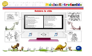 Módulo
P.M.N
                                                                      MúsicaEntretenida
                                            Celebra la vida

         INTRO                                                     Y si alguien te engaña, al decir te quiero,
         No sé si soñaba, no sé si dormía,                         pon más leña al fuego, y empieza de nuevo.
         y la voz de un ángel dijo que te diga, celebra la vida.   No dejes que caigan, tus sueños al suelo
                                                                   que mientras más amas, más cerca está el cielo.
         Piensa libremente, ayuda a la gente,                      Grita contra el odio, contra la mentira,
         y por lo que quieras, lucha y sé paciente                 que la guerra es muerte, y la paz es vida.
         lleva poca carga, a nada te aferres,
         porque en este mundo, nada es para siempre.               CORO-INTRO
         Búscate una estrella, que sea tu guía,
         no hieras a nadie, reparte alegría.                       Celebra la vida, celebra la vida,
         CORO                                                      y deja en la tierra tu mejor semilla.
         Celebra la vida, celebra la vida,                         Celebra la vida, celebra la vida,
         que nada se guarda, que todo te brinda.                   te escucho más bella, cuando tú me miras.
         Celebra la vida, celebra la vida,
         segundo a segundo, y todos los días.                      Celebra la vida, celebra la vida.




                                                                                                                     39
 
