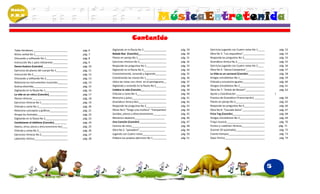 Módulo
P.M.N
                                                                                                             MúsicaEntretenida
                                                                                         Contenido
 Tabla Herdetam______________________________                   pág. 6    Digitando en la flauta No 3 ______________________   pág. 29   Ejercicios jugando con Cuatro notas No 1__________     pág. 52
 Ritmo verbal No 1________________________ ___                  pág. 7    Balada Boa (Canción)__________________________       pág. 30   Obra No 3: “Los esqueletos”_____________________       pág. 53
 Chocando y solfeando No 1________________ _                    pág. 8    Planos en pareja No 1_____________________           pág. 31   Responda las preguntas No 3___________________         pág. 54
 Instrucción No.1 para interpretar__________________            pág. 9    Ejercicios rítmicos No 3____________________ __      pág. 32   Gramática rítmica No 2____________________ __          pág. 55
 Danza Kuduro (Canción) _________________ __                    pág. 10   Responde las preguntas No 1____________________      pág. 33   Ejercicios jugando con Cuatro notas No 2____           pág. 56
 Ejercicios de planos del cuerpo No 1_____________              pág. 11   Digitando en la flauta No 4______________________    pág. 34   Obra No 4: “danza Campesina”______________             pág. 57
 Instrucción No 2_________________________                      pág. 12   Cronometrando, sonando y logrando________            pág. 35   La Vida es un carnaval (Canción) _________________     pág. 58
 Chocando y solfeando No 2________________                      pág. 13   Coordinando las manos No 1_______________            pág. 36   Amigos simultáneos No 1________________________        pág. 59
 Relaciona los instrumentos musicales_________ pág. 14          pág. 14   Ubica las notas con ritmo en el pentagrama________   pág. 37   Chócala y encuentra iguales_____________________       pág. 60
 Golosa divertida_________________________ ___                  pág. 15   Digitando y sonando en la flauta No 5_______         pág. 38   Amigos simultáneos No 2__________________              pág. 61
 Digitando en la flauta No 1_________________                   pág. 16   Celebra la vida (Canción__________________           pág. 39   Obra No 7: “Ariete de Mozart”______________            pág. 62
 La vida es un ratico (Canción)________________                 pág. 17   Chócala y canta No 3__________________________       pág. 40   Ajuste y Coordinación _____________________ pág. 63
 Planos rítmicos ______________________________                 pág. 18   Memoria y pulso________________________ __           pág. 41   Practica de Gramática (Transcripción) ______________   pág. 64
 Ejercicios rítmicos No 1_______________________                pág. 19   Gramática rítmica No1_____________________           pág. 42   Planos en pareja No 2_______________________           pág. 65
 Chócala y canta No 1__________________________                 pág. 20   Responde las preguntas No 2______________ _          pág. 43   Responde las preguntas No 4___________________         pág. 66
 Relaciona conceptos y gráficos__________________               pág. 21   Obras No1:”Tengo una muñeca”-“Campanitas”_____       pág. 44   Obra No 8: “Cascada dulce”______________________       pág. 67
 Atrapa los Animales ______________________________             pág. 22   Sonidos, planos y direccionamiento __________ _      pág. 45   Price Tag (Canción)__________________________          pág. 68
 Digitando en la flauta No 2______________________              pág. 23   Mecánica aleatoria_____________________       ___    pág. 46   Amigos simultáneos No 2______________________          pág. 69
 Contéstame el teléfono (Canción)_________            _______   pág. 24   Una Canción (Canción) ____________________ _         pág. 47   Triqui musical____________________________             pág. 70
 Objetos, letras, planos y direccionamiento No2_________        pág. 25   Camino de retos___________________________           pág. 48   Puntos y cuadritos rítmicos__________________          pág. 71
 Chócala y canta No 2______________________                     pág. 26   Obra No 2: “panadero”__________________              pág. 49   Scanner (El quemado)_______________________            pág. 72
 Ejercicios rítmicos No 2___________________                    pág. 27   Jugando con Cuatro notas_______________________      pág. 50   Cuenta tiempos__________________________               pág. 73
 Laberinto rítmico_________________________                     pág. 28   Elabora tus propios ejercicios No 1__________        pág. 51   Sopa rítmica_____________________________              pág. 74




                                                                                                                                                                                     5
 