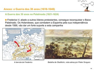 44
O Sacro
Império
Romano
em 1618
Anexo: a Guerra dos 30 anos (1618-1648)
 