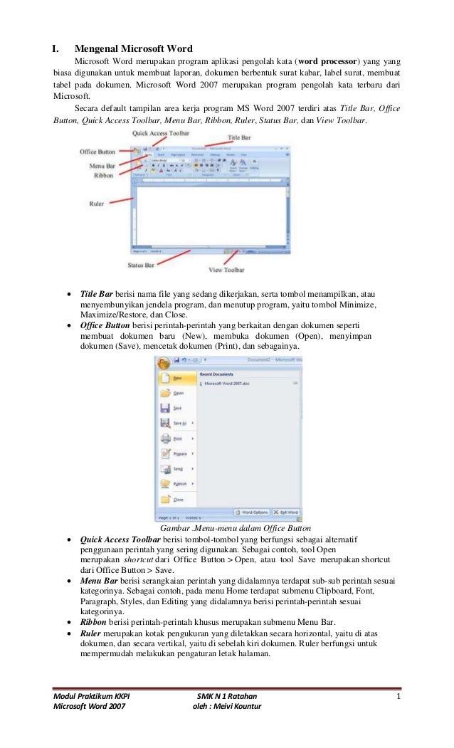 Modul Microsoft Word 2007 [KKPI]