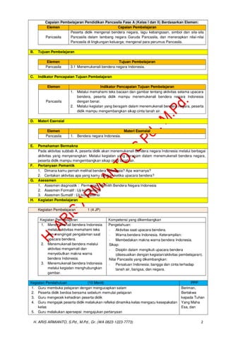 MODUL AJAR PENDIDIKAN PANCASILA KELAS 1 REVISI CP 032 KURIKULUM MERDEKA ...