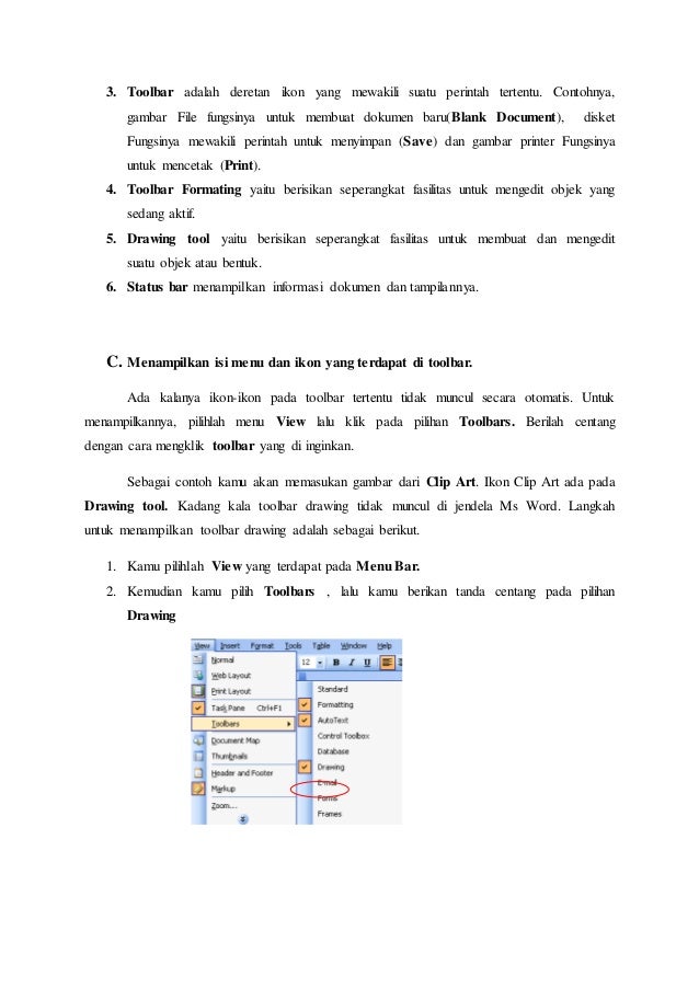 Modul Panduan Microsoft  Word  SD