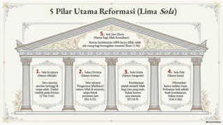 5 Pilar Utama Reformasi (Lima Sola)
1. 2. 3. 4.
5.
 