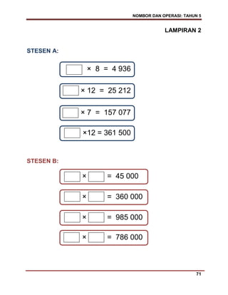 Modul Pdp Matematik Kssr Tahun 5 Sk Bhg 1