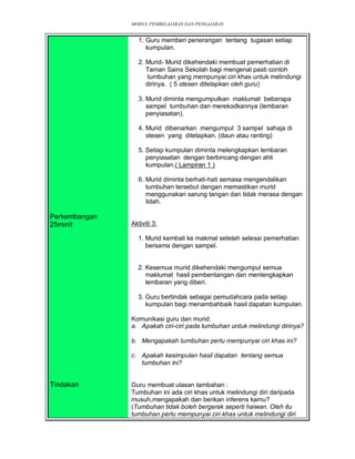 Modul pdp sains tahun 5 KSSR