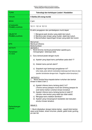 Modul pdp sains tahun 5 KSSR