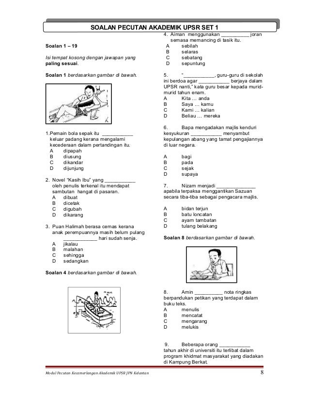 Contoh Arahan Soalan Dalam Bahasa Arab - Malacca b