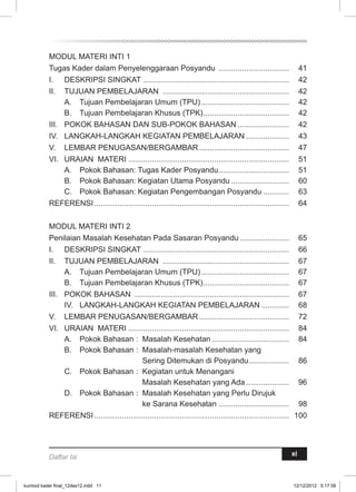 Daftar Isi xi 
kurmod kader final_12des12.indd 11 12/12/2012 5:17:58 
 